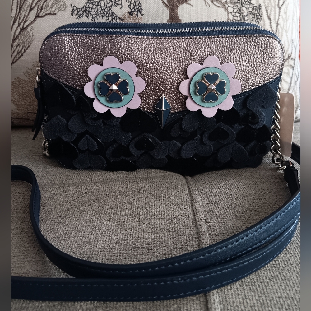 Kate Spade Floral Embellished Crossbody NWT